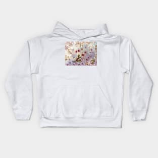 cherry tree blooming Kids Hoodie